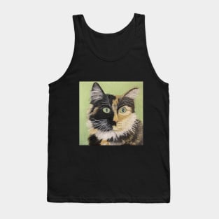 Tortoiseshell Cat Face Tank Top